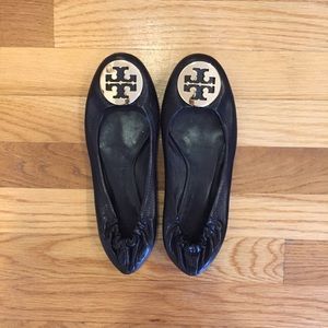 Tory Burch Minnie Travel Logo Ballerina Flat